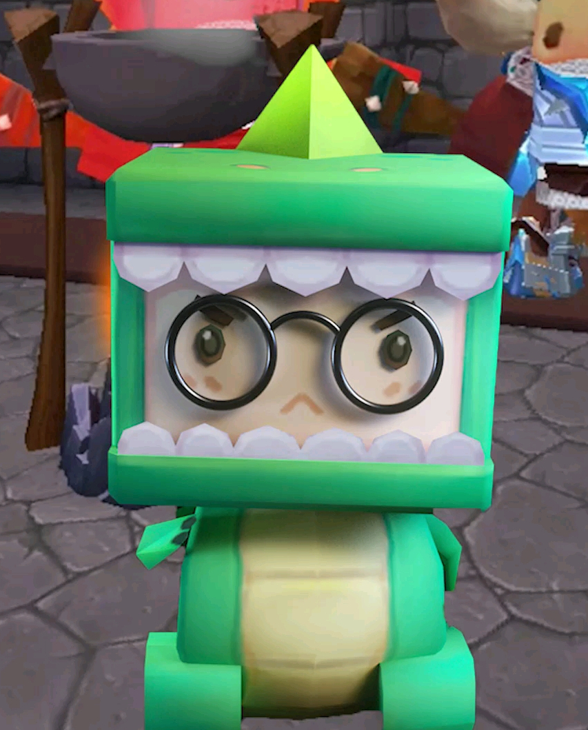 《迷你世界》中的主要装扮之一,走过的地方会留下恐龙爪印,解锁迷斯拉