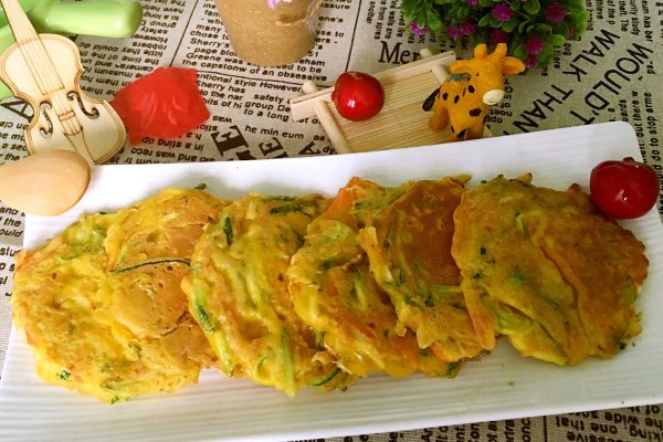 西葫芦胡萝卜煎饼