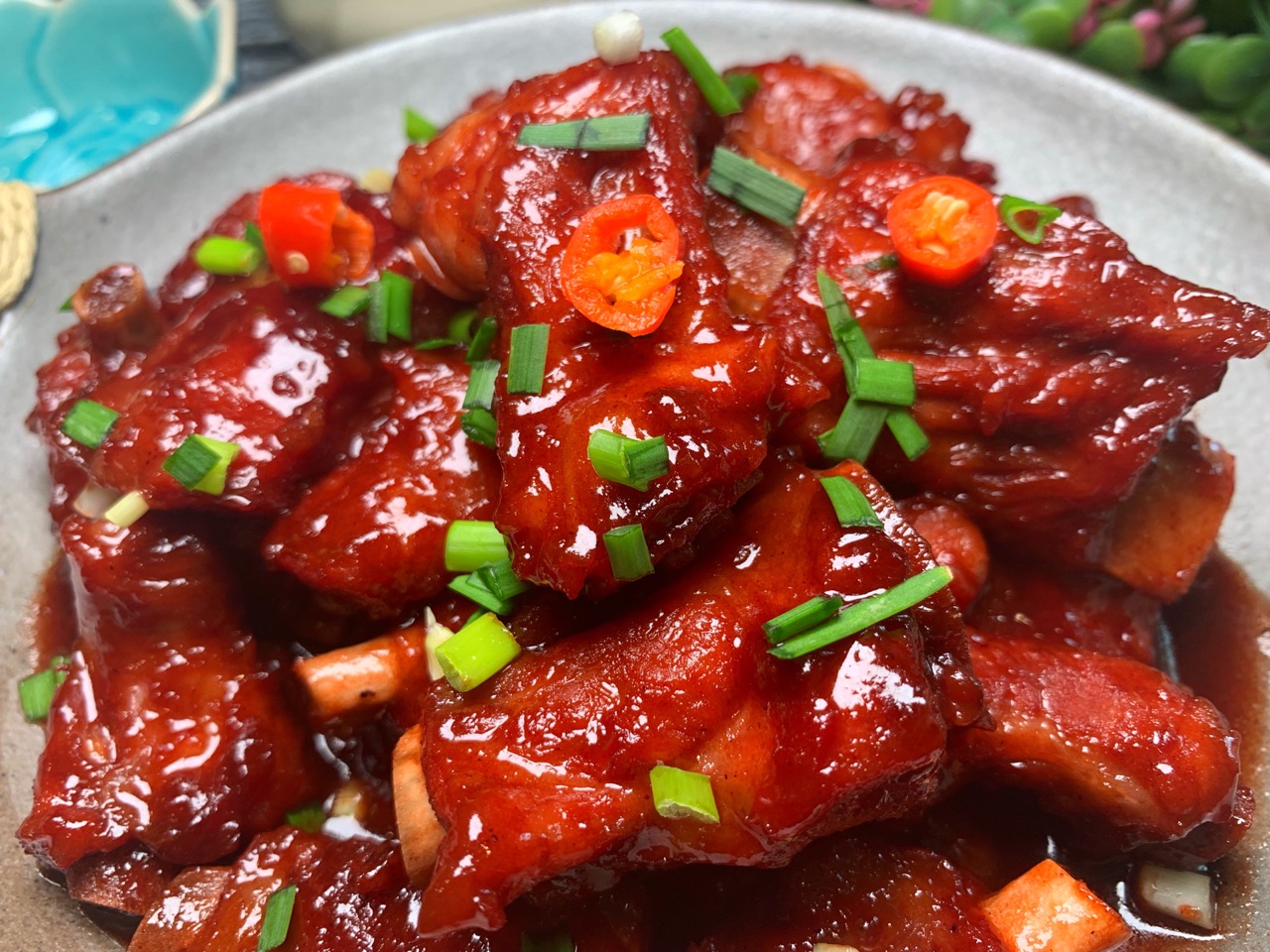 花生腐乳烧排骨