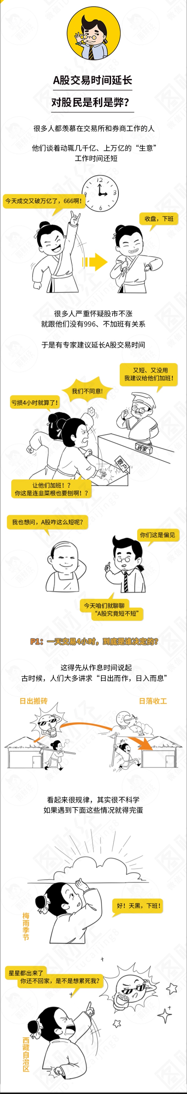 亏4个小时还不够，A股可能要延长交易时间了！_百科TA说