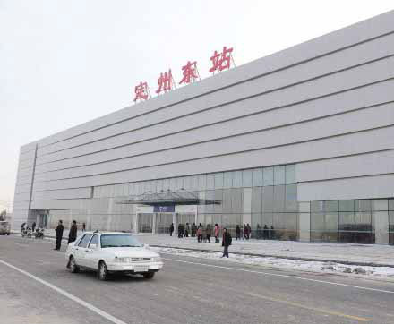  p>定州东站(dingzhoudong railway station),位于中国河北省保定市