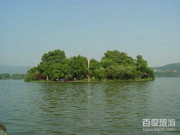  p>阮墩环碧(ruan gong islet submerged in greenery) 新西湖十景之