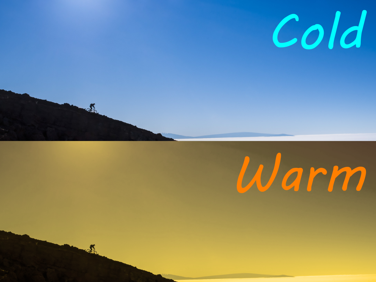  p>冷暖色(cool/cold &amp; warm colour) 指色彩心理上的冷热