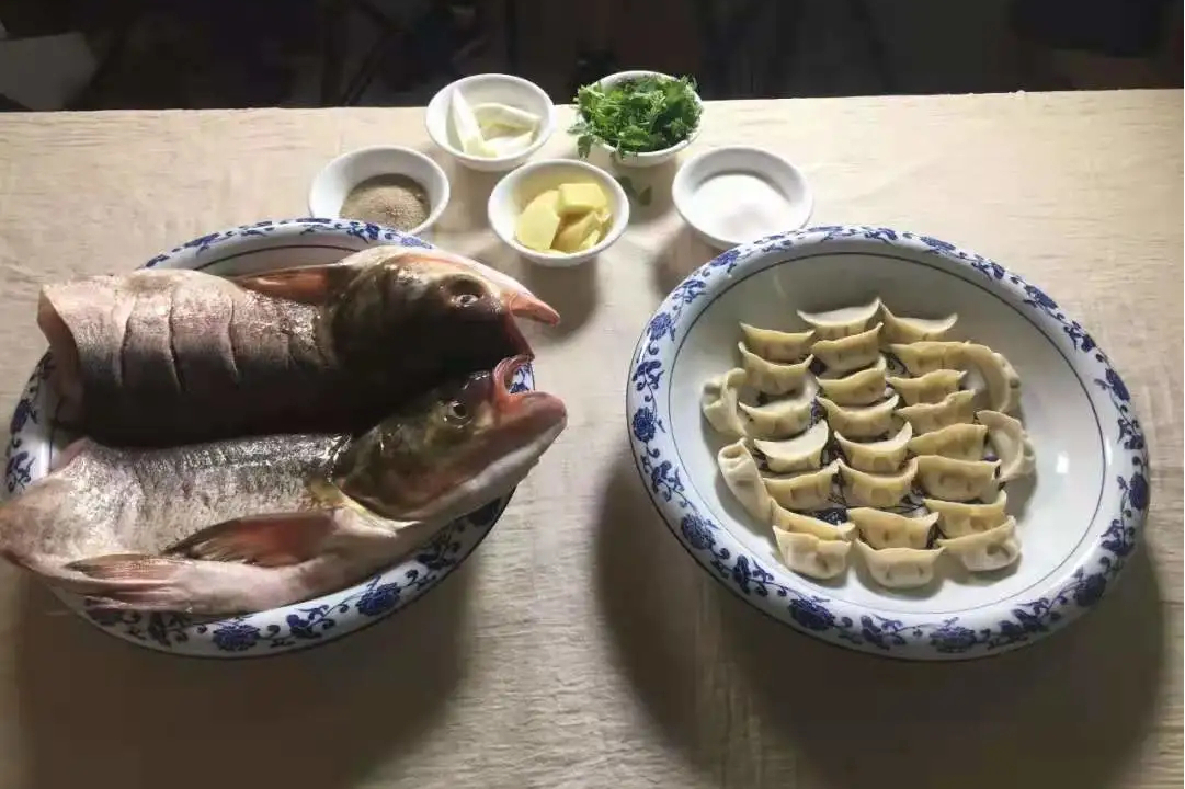 骆马湖鱼头饺子烹饪技艺
