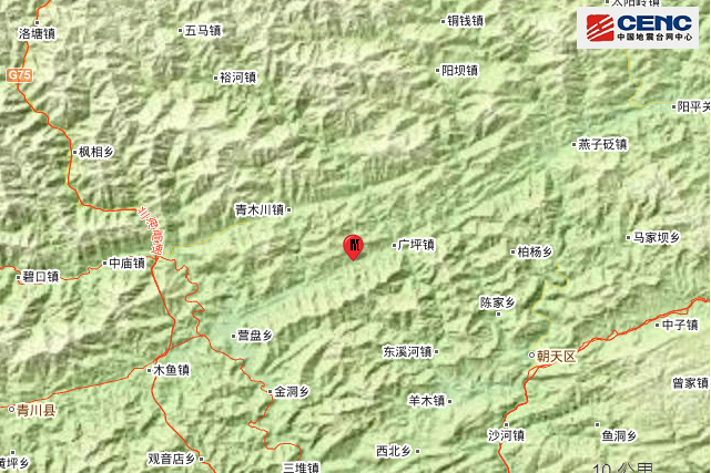 2021年1月17日陕西汉中市宁强县3.2级地震