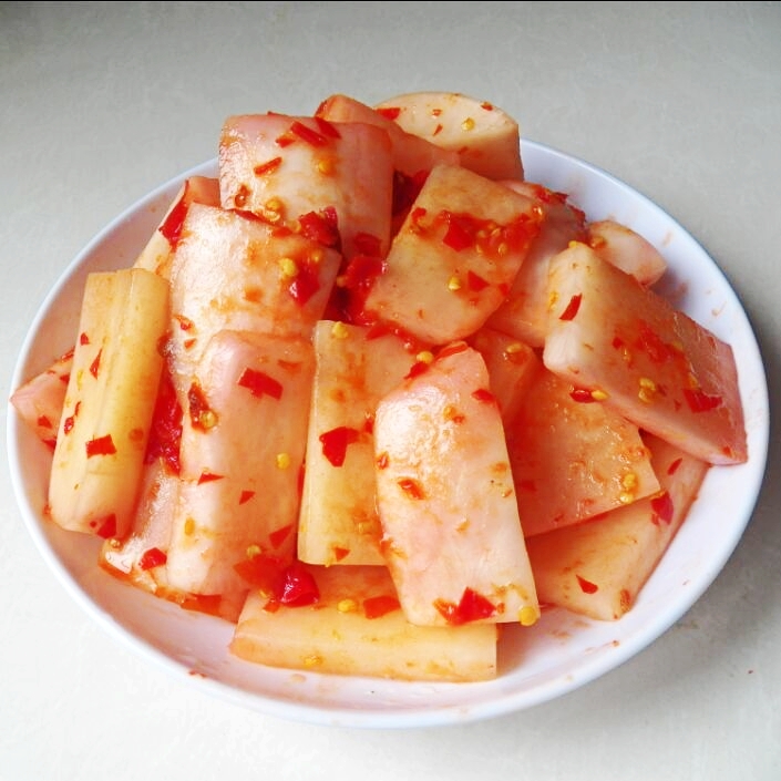 腌酸辣萝卜