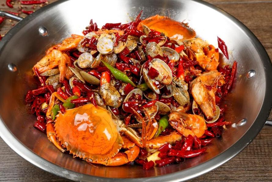 香辣蟹干锅