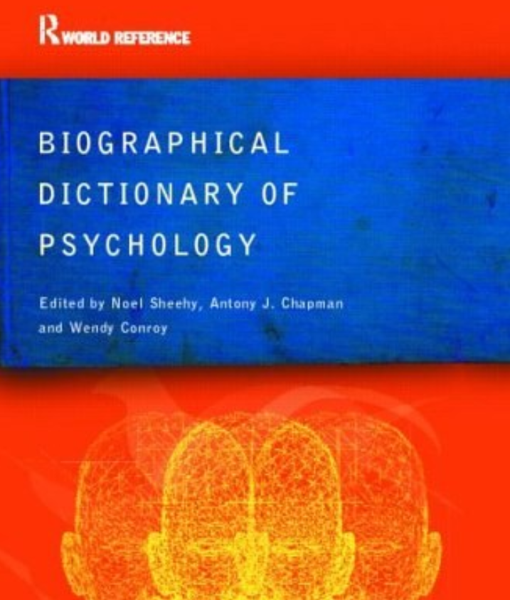 biographical dictionary of psychology