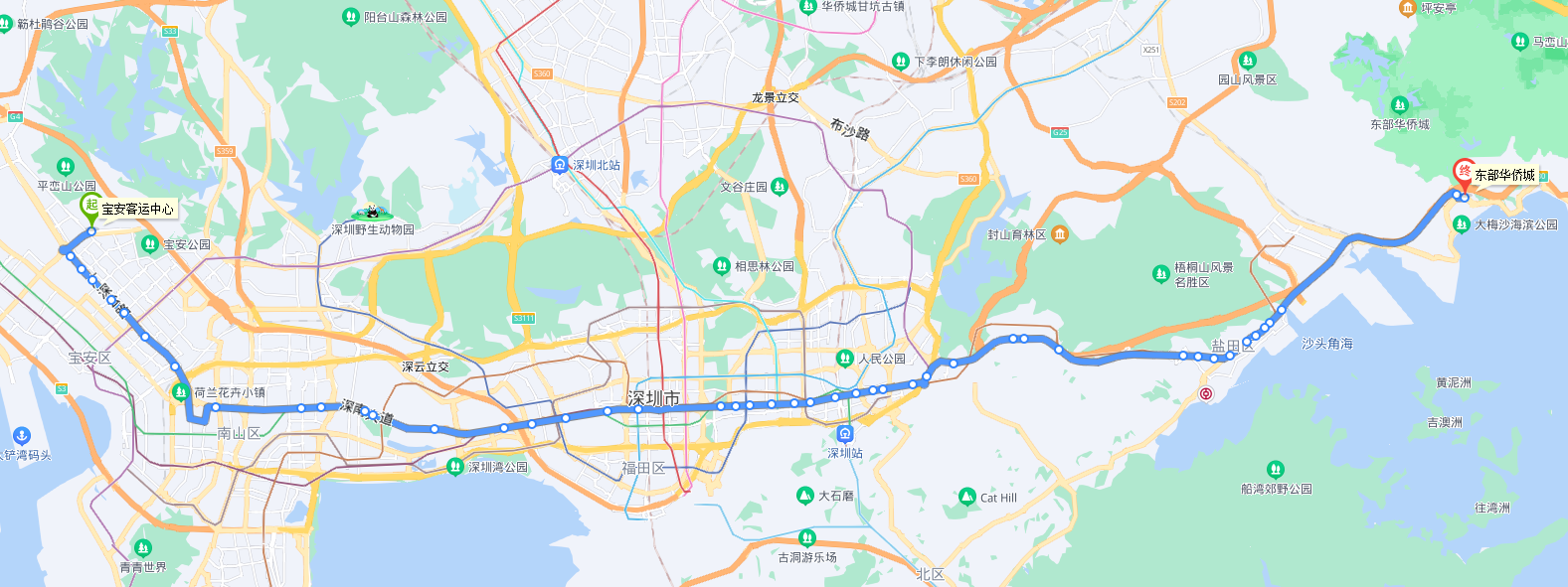 深圳公交观光1号线