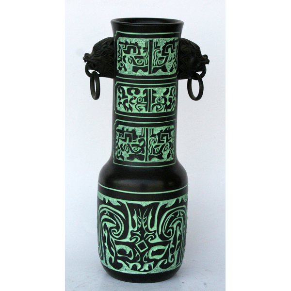 希腊欧克塞基双耳陶瓶