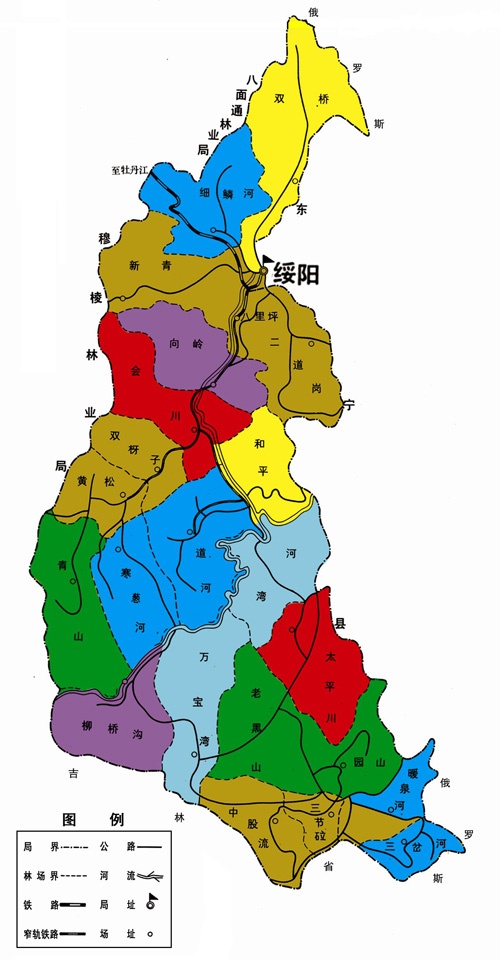 绥阳林业局系中国龙江森工集团权属林业局,位于黑龙江省东南部东宁市