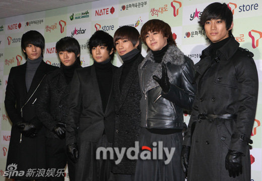 jyp entertainment /a>于2008年9月4日推出的男子组合,六名成员包括 a