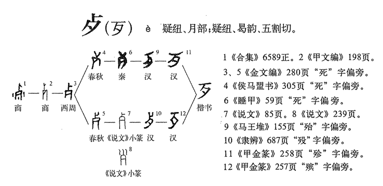 歹（汉语文字）_百度百科