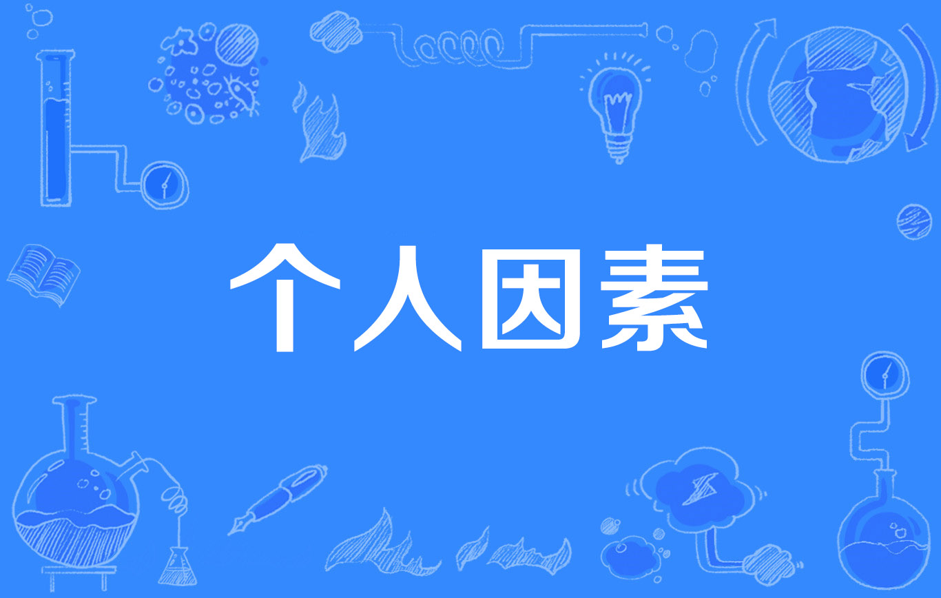 个人因素