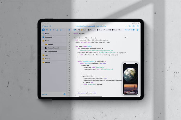 苹果开发 Xcode 登陆 iPad 概念设计分享_百科TA说