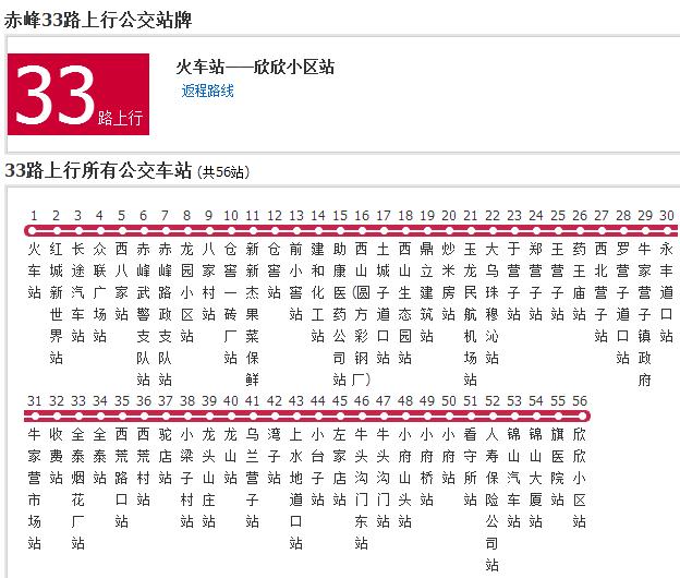 公交33路是一条公交车 a href="#" data-lemmaid="5463500">路线 /a>