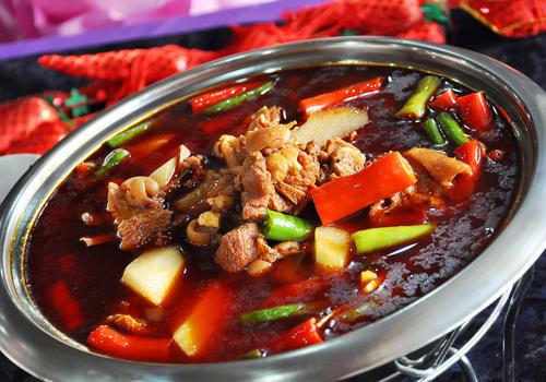 香辣羊肉火锅