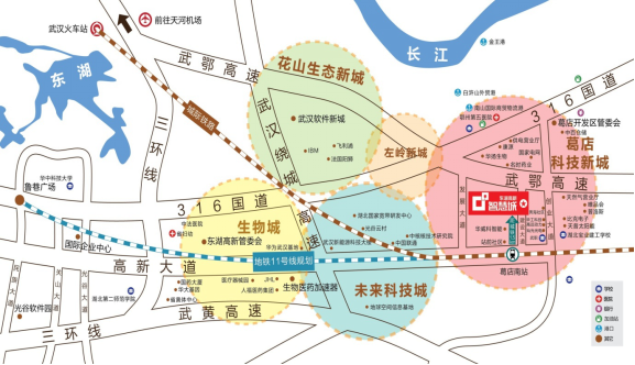 p>东湖高新智慧城项目总规划建设面积1200亩,项目共分为6期进行开发