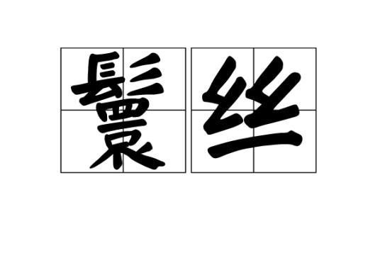 鬟丝_百度百科