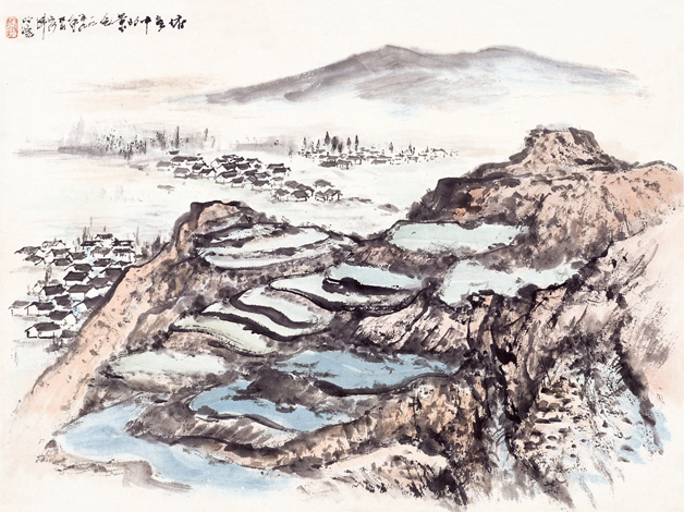 黄河系列·俯视中的景色