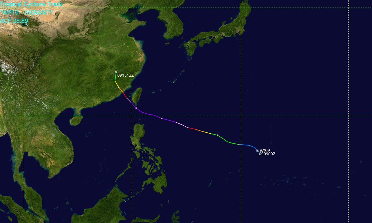  p>超强台风莫兰蒂(英语:super typhoon meranti,国际编号:1614, a