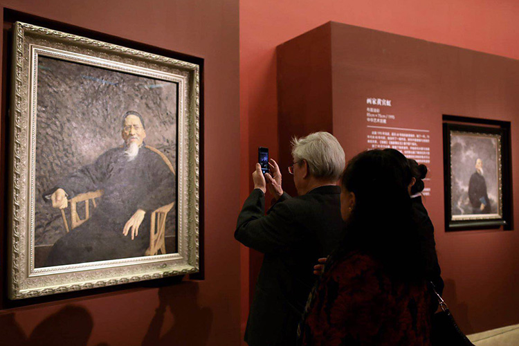 靳尚谊捐赠作品展在中国美术馆开幕 ｜组图_百科TA说