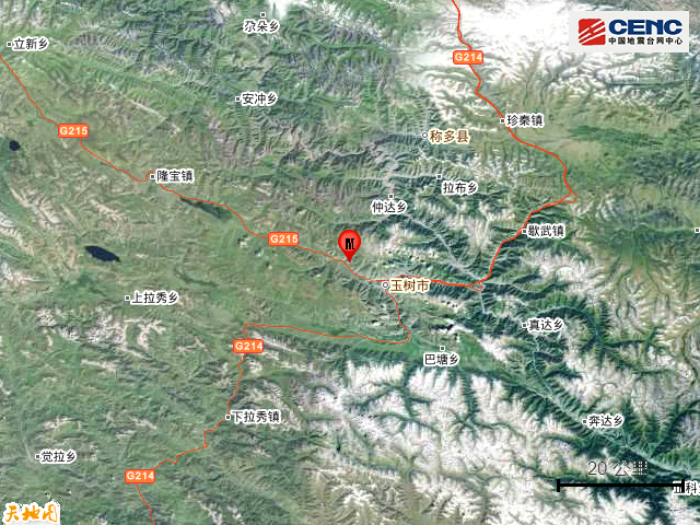 8·16青海玉树州玉树市3.0级地震