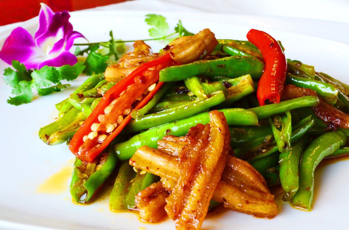 彩椒炒五花肉