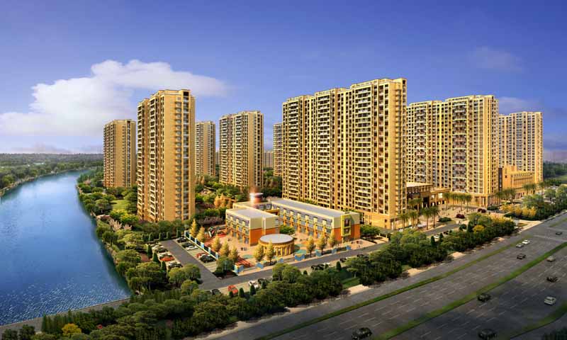  p>御景蓝湾位于杭城绕城南线义桥出口处1000米,整个小区占地350多亩