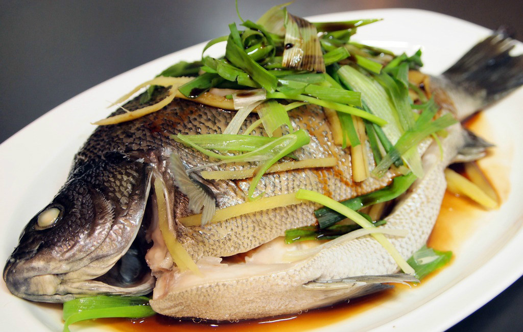 清蒸茉莉茶鲫鱼