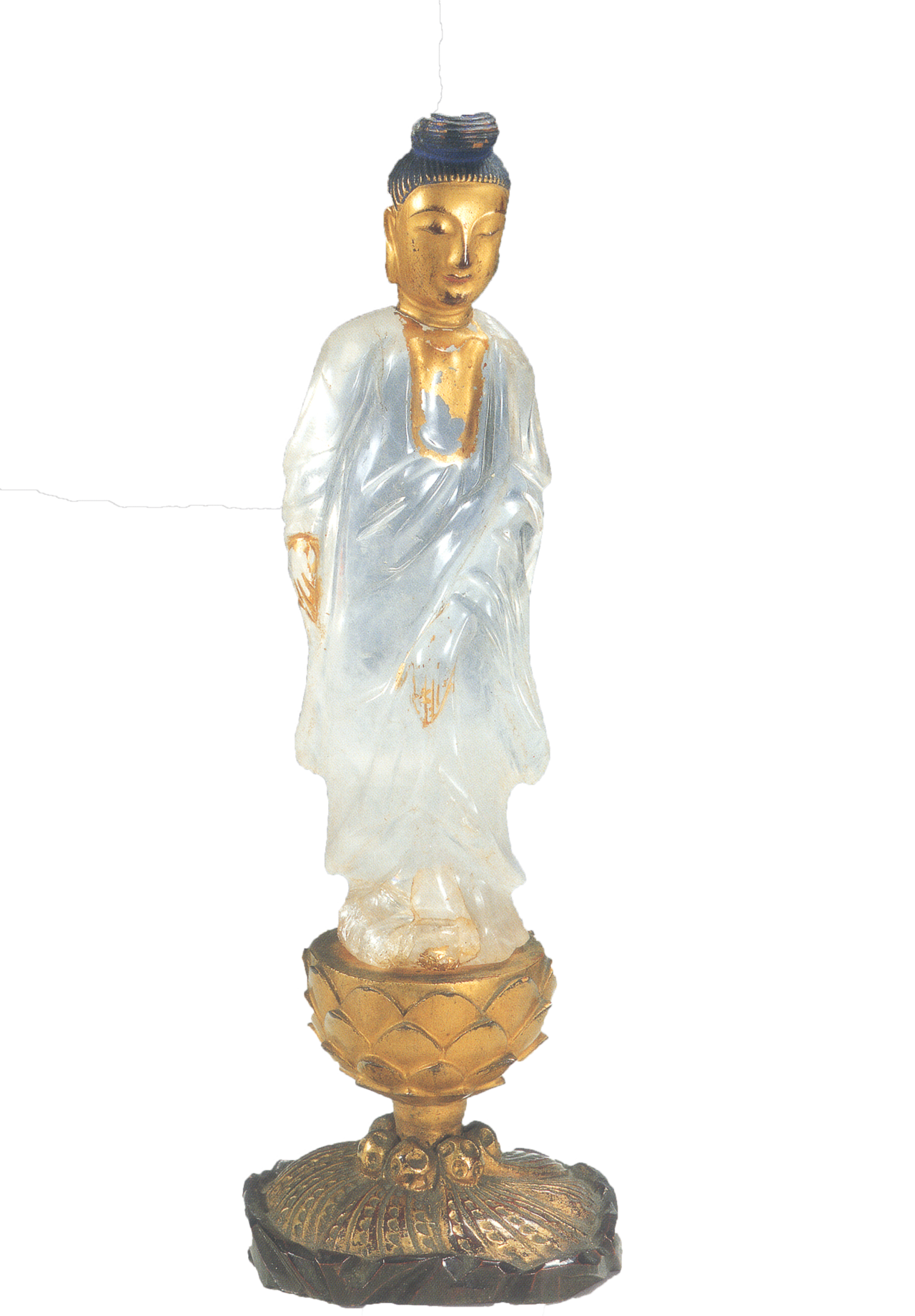 清水晶观音立像