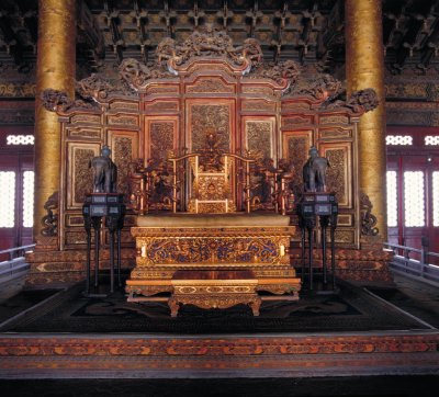 太和殿屏风,宝座