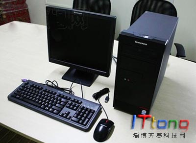 在外形上,联想启天m6900电脑采用