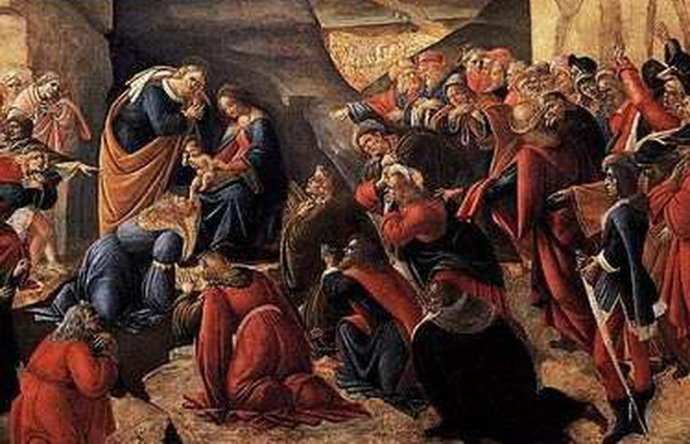 adoration of the maji (del lama adoration)