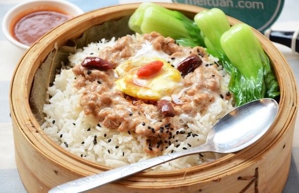 照烧肉饼饭