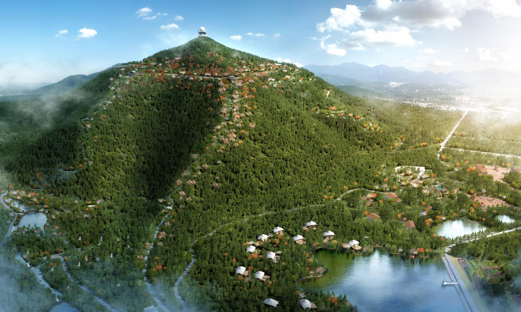 data-lemmaid="807351">怀宁县 /a>黄墩镇境内,独秀山海拔396米,与