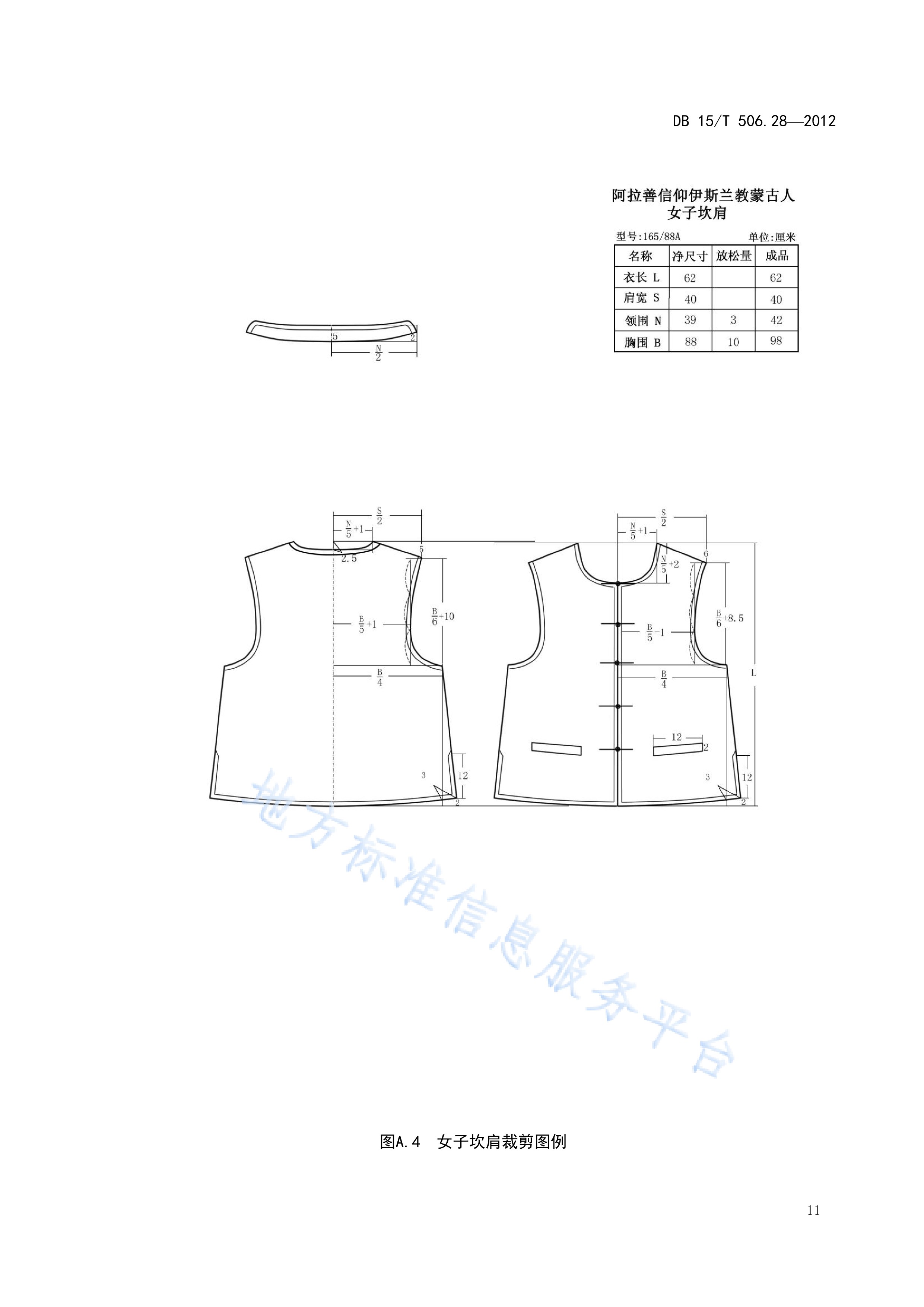  p>《蒙古族服饰—第28部分:阿拉善信仰伊斯兰教蒙古人服饰》(db15/t