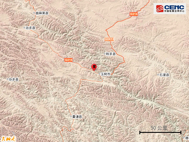8·16青海玉树州玉树市3.0级地震