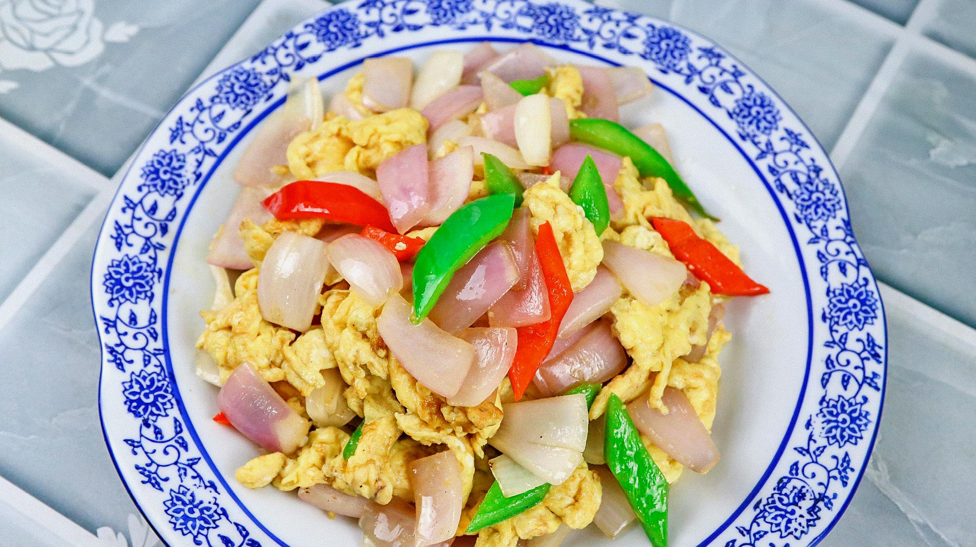 洋葱火腿炒鸡蛋