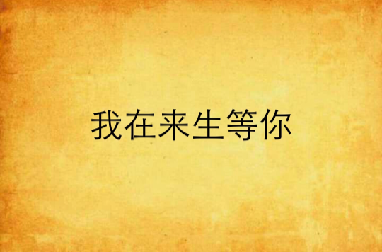我在来生等你