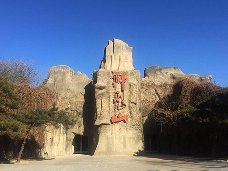 北京动物园狮虎山