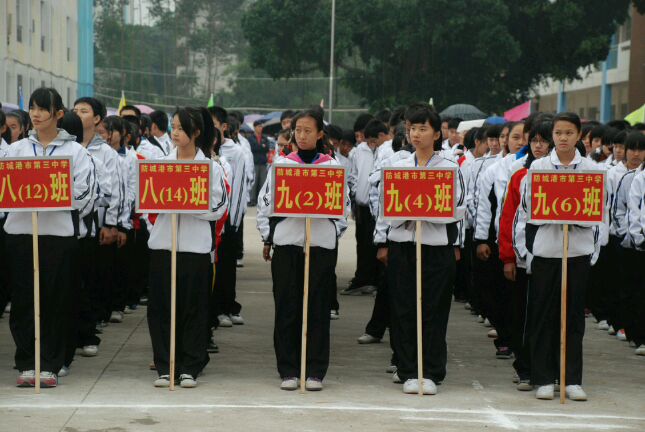  p>防城港市第三中学正式成立于2011年5月,是一所九年一贯制义务学校