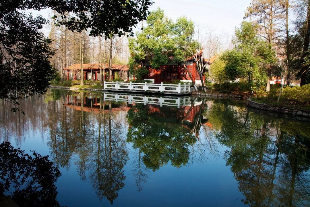 四美塘公园位于武汉市<a target="