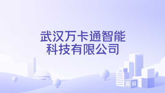 武汉万卡通智能科技有限公司_百度百科