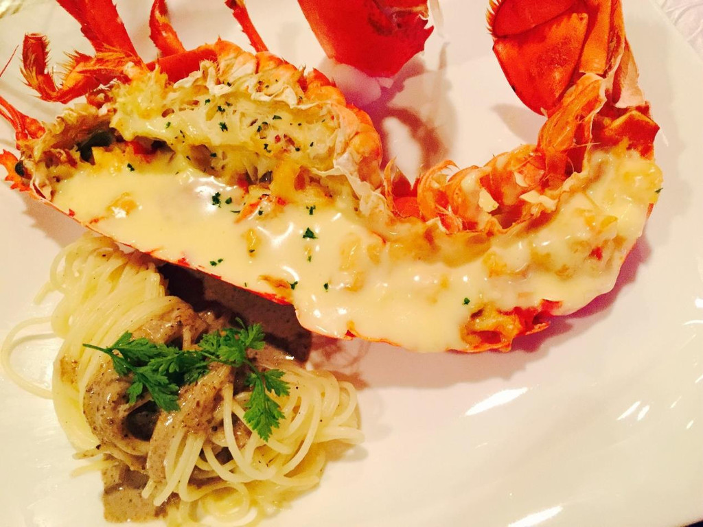 奶油芝士焗龙虾