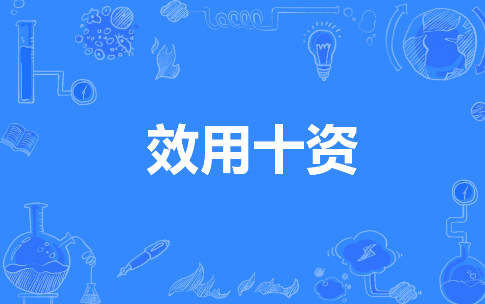 效用十资