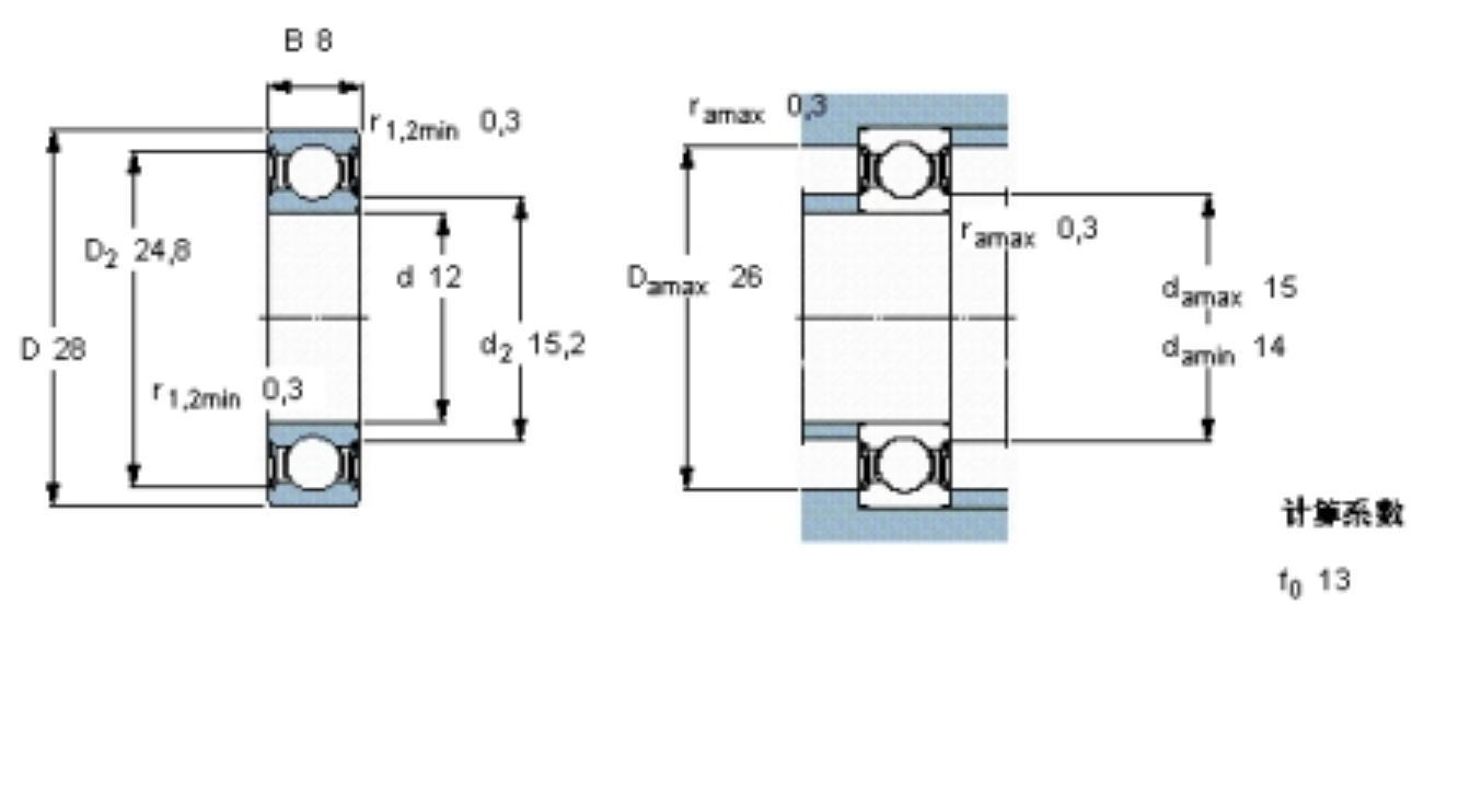 skf 6001-2rsltn9/hc5c3wt轴承