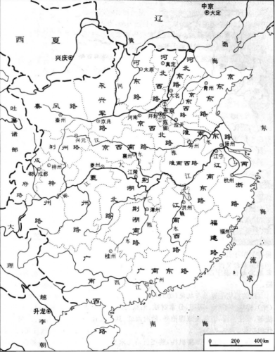 北宋二十四路（政和元年，1111年）