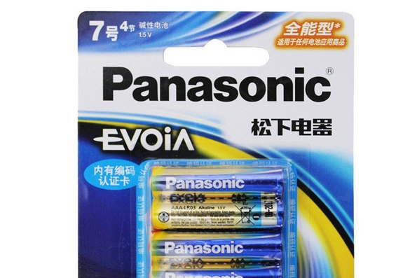 松下lr03eec/4b evoia超强碱性7号电池 4粒装