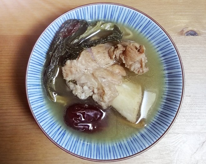 猪骨菜干汤